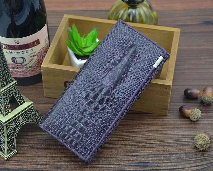 Fashion Pattern Wallet Ladies Wallet Long Zipper Pattern Leather Wallet Bag Large Capacity Clutch Luxury Design Women Luggage