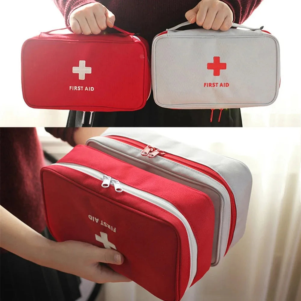 1-4PCS Home Medicine Bag Travel First Aid Kit Medical Emergency Kit Organizer Outdoor Medicine Pill Storage Carrying Case Bag