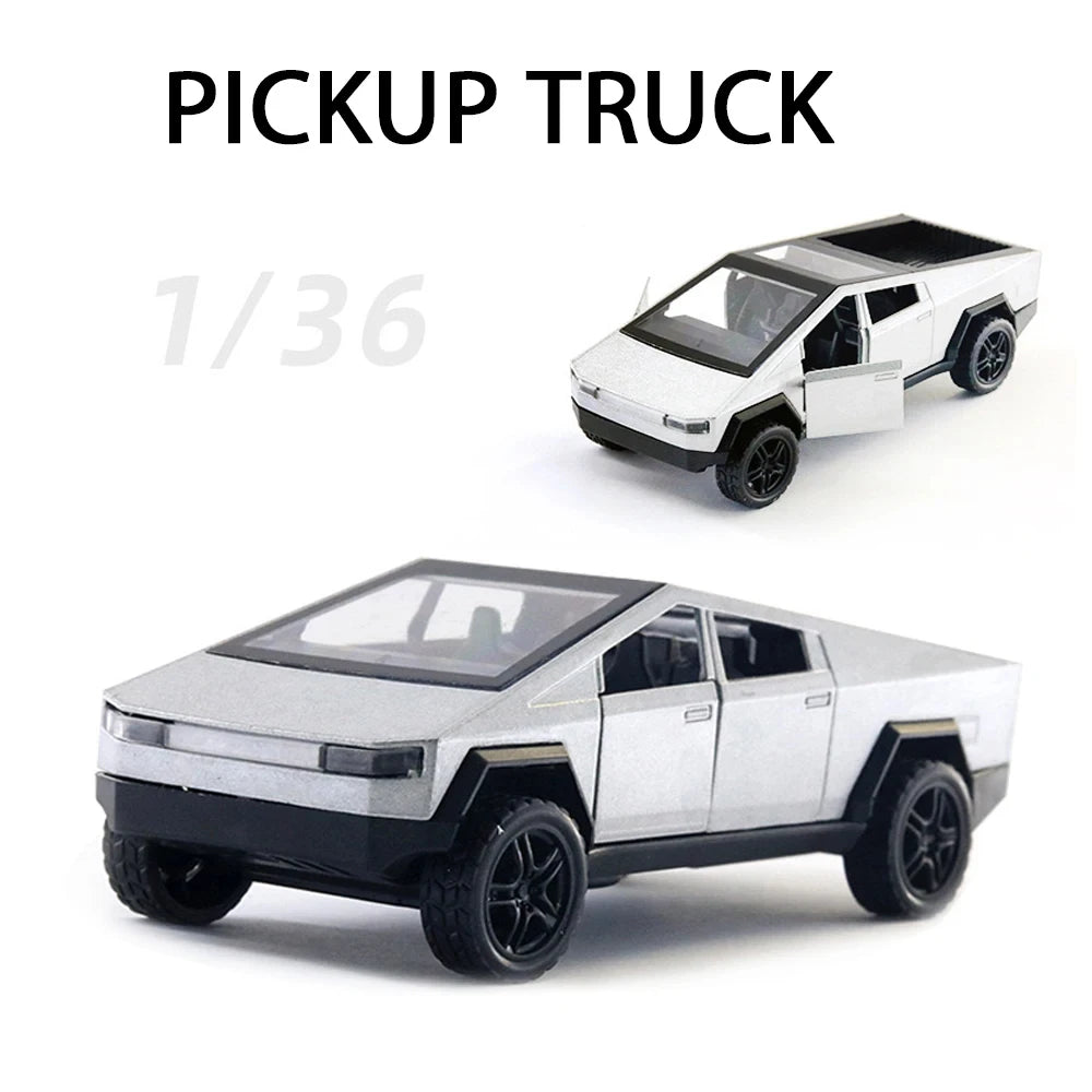 1:36 Collection Truck Alloy Simulation Toy Car Metal Model Diecasts Vehicles Pickup Car Decoration Kid Boys Toys Christmas Gifts