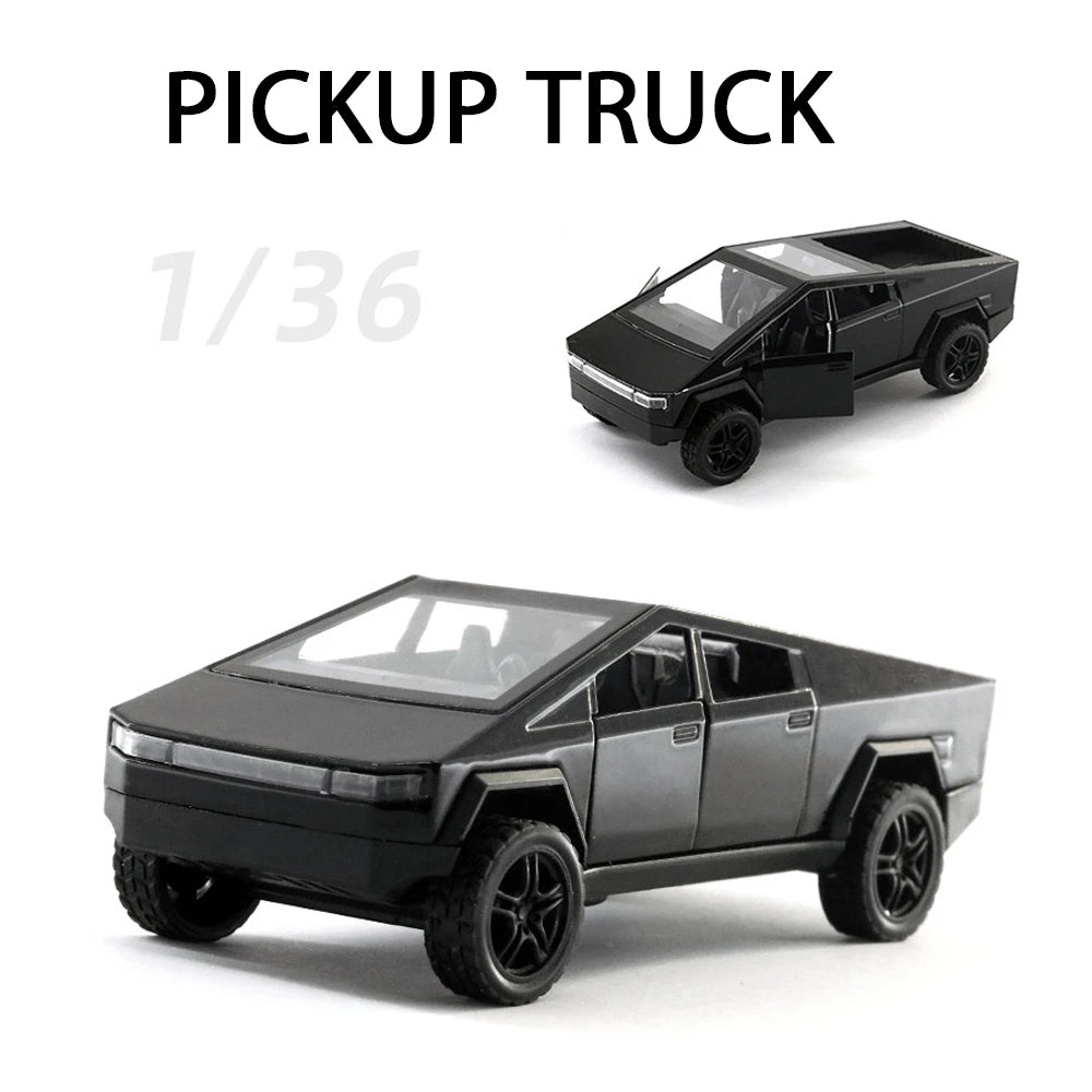 1:36 Collection Truck Alloy Simulation Toy Car Metal Model Diecasts Vehicles Pickup Car Decoration Kid Boys Toys Christmas Gifts