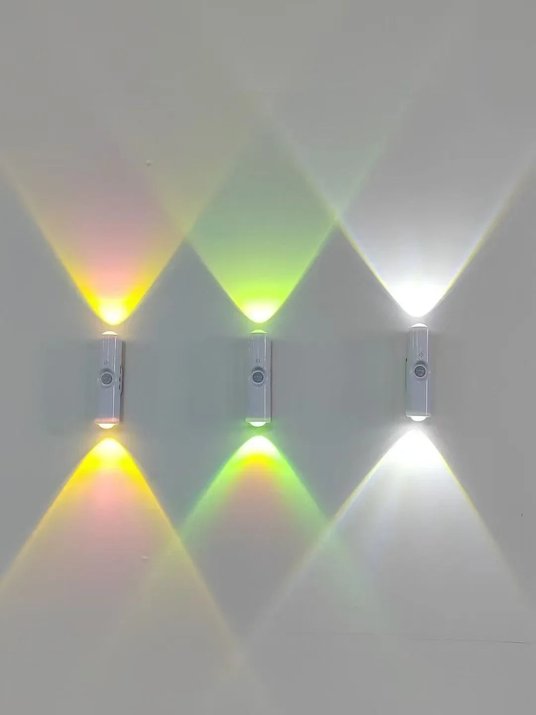 Smart RGB Gradient Night Light Magnetic Motion Sensor Rechargeable Wall Lamp for Bedroom Bathroom Closet Garden Home Decor