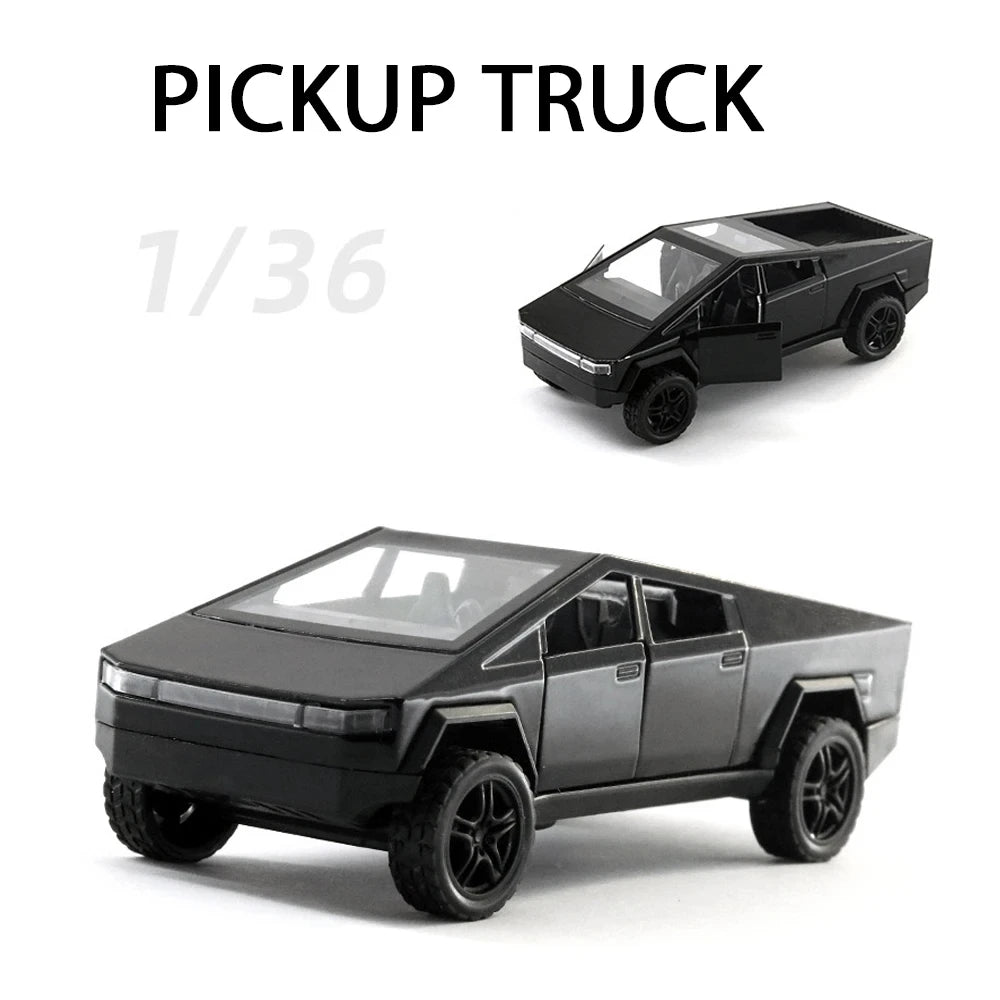 1:36 Collection Truck Alloy Simulation Toy Car Metal Model Diecasts Vehicles Pickup Car Decoration Kid Boys Toys Christmas Gifts