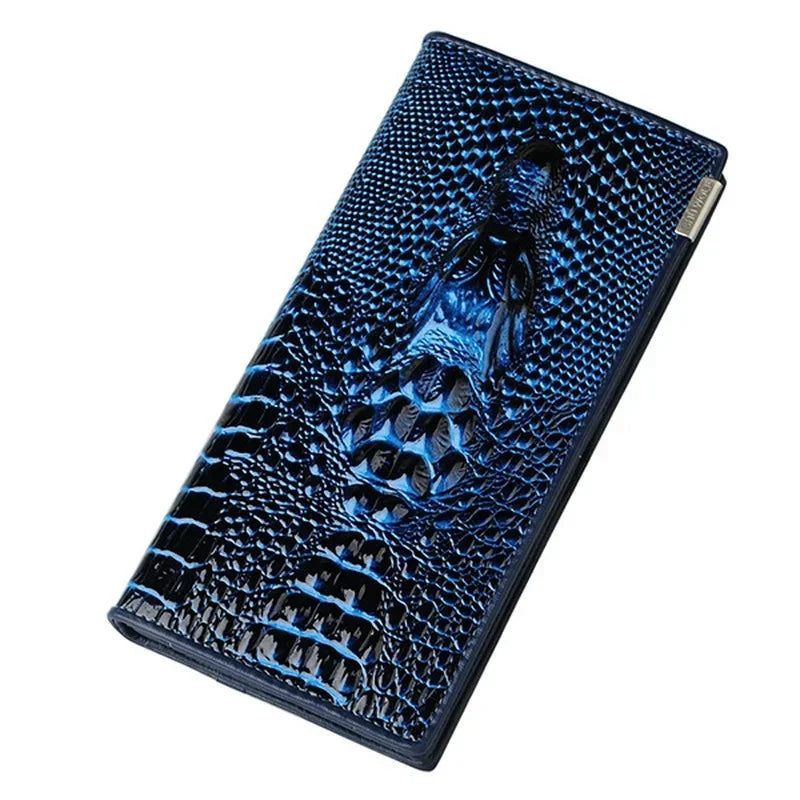 Fashion Pattern Wallet Ladies Wallet Long Zipper Pattern Leather Wallet Bag Large Capacity Clutch Luxury Design Women Luggage