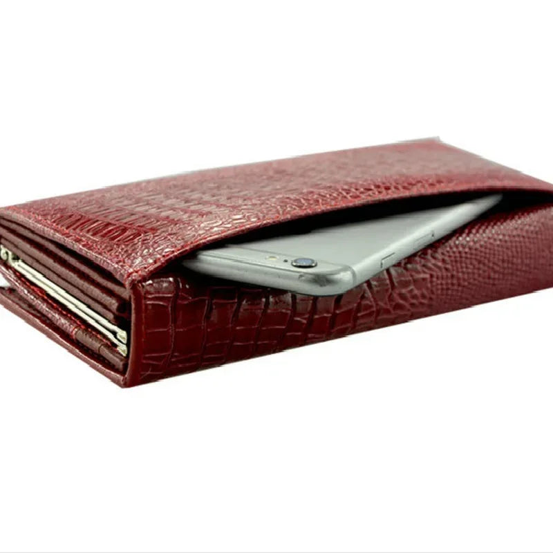 Fashion Pattern Wallet Ladies Wallet Long Zipper Pattern Leather Wallet Bag Large Capacity Clutch Luxury Design Women Luggage