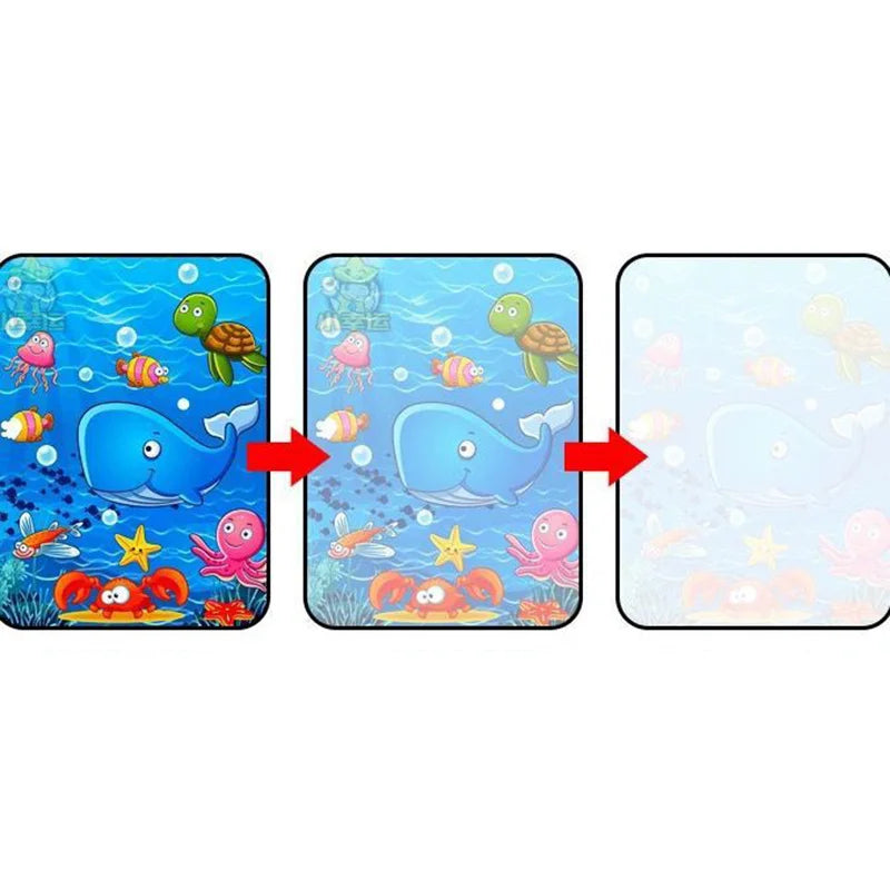 1 Book+1 Pen Reusable Coloring Book Water Painting Book Sensory Early Education Puzzle Drawing Toys